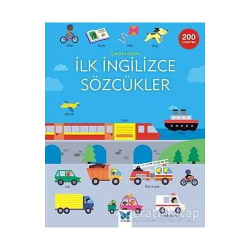 Çıkartmalarla İlk İngilizce Sözcükler - Kolektif - Mavi Kelebek Yayınları