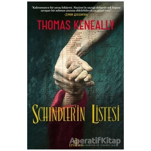 Schindlerin Listesi - Thomas Keneally - Ephesus Yayınları