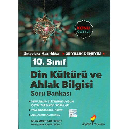 10.Sınıf Din Kültürü Soru Bankası Aydın Yayınları