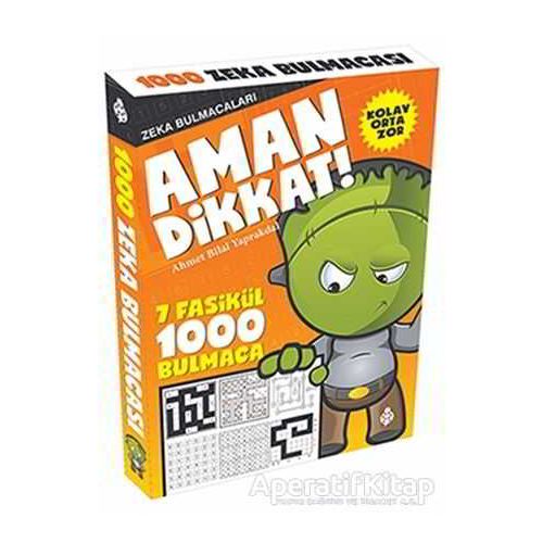 Aman Dikkat! - Zeka Bulmacaları - Ahmet Bilal Yaprakdal - Uğurböceği Yayınları