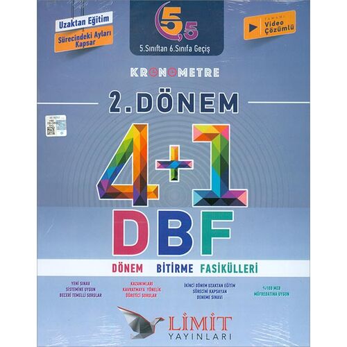 5. Sınıf 2. Dönem Kronometre Dönem Bitirme Fasikülleri Limit Yayınları (Kampanyalı)