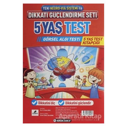 Dikkati Güçlendirme Seti 5 Yaş Test - Osman Abalı - Adeda Yayınları