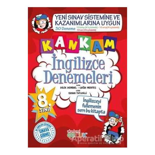 8. Sınıf Kankam İngilizce Denemeleri - Dilek Demirel - Akademi Çocuk