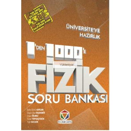 Köşegen 1den 1000e Fizik Soru Bankası