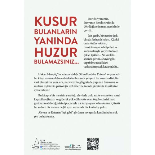 Gitmeli Miyim Kalmalı Mıyım - Hakan Mengüç - Destek Yayınları