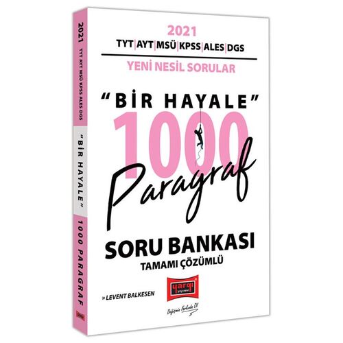 2021 TYT AYT MSÜ KPSS ALES DGS Bir Hayale 1000 Paragraf Çözümlü Soru Bankası Yargı Yayınları