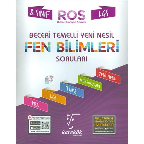 LGS Beceri Temelli Fen Bilimleri Soruları Karekök Yayınları