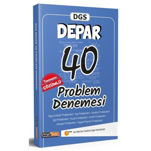 Kariyer Meslek 2021 DGS DEPAR Problem 40 Deneme Çözümlü