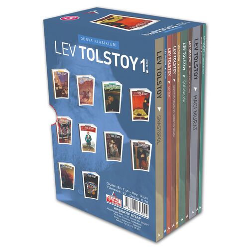 Tolstoy Seti -1 Dünya Klasikleri 10 Kitap Aperatif Kitap
