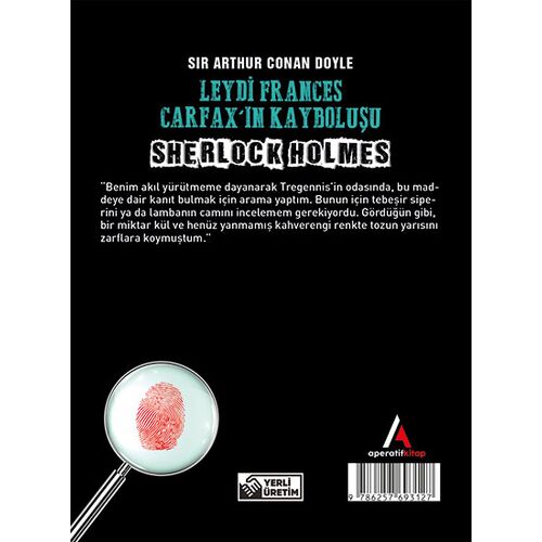 Leydi Frances Carfax’ın Kayboluşu - Sherlock Holmes - Cep Boy Aperatif Tadımlık Kitaplar