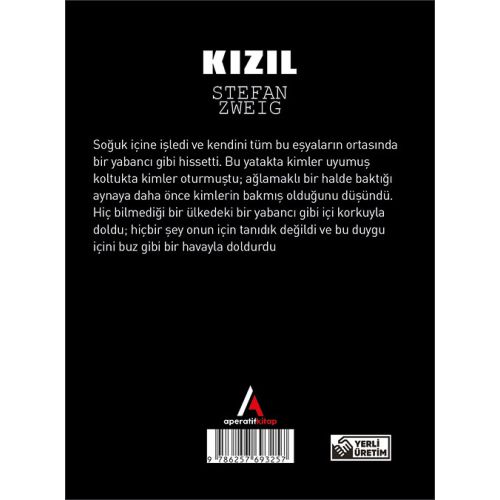 Kızıl - Stefan Zweig - Cep Boy Aperatif Tadımlık Kitaplar