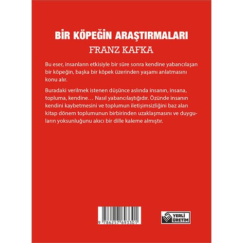 Bir Köpeğin Araştırmaları - Franz Kafka - Cep Boy Aperatif Tadımlık Kitaplar