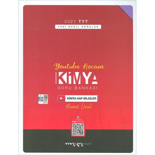2021 TYT Youtube Hocam Kimya Soru Bankası Marka Yayınları