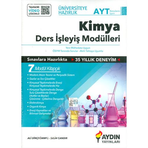 AYT Kimya Ders İşleyiş Modülleri Aydın Yayınları