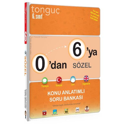 Tonguç 0’dan 6’ya Sözel Konu Anlatımlı Soru Bankası
