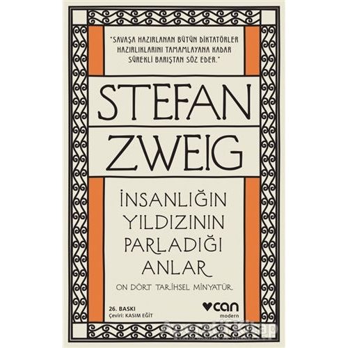 İnsanlığın Yıldızının Parladığı Anlar - Stefan Zweig - Can Yayınları