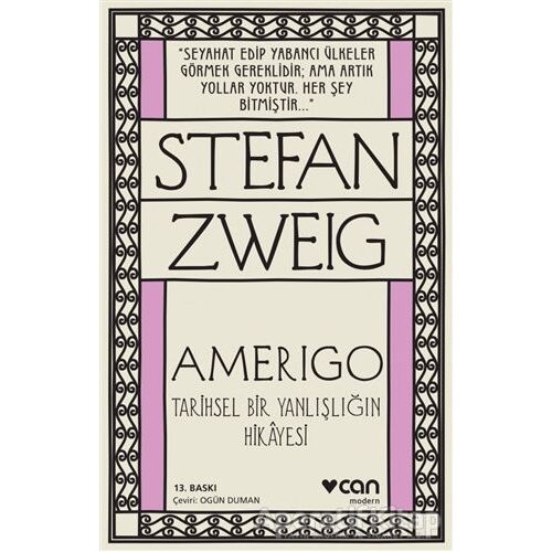 Amerigo - Stefan Zweig - Can Yayınları