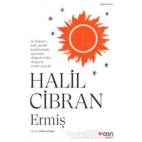 Ermiş - Halil Cibran - Can Yayınları