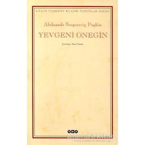 Yevgeni Onegin - Aleksandr Puşkin - Yapı Kredi Yayınları