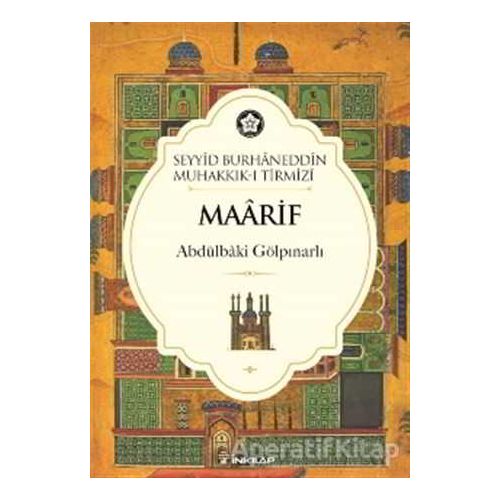 Maarif - Abdülbaki Gölpınarlı - İnkılap Kitabevi