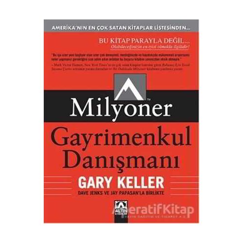 Milyoner Gayrimenkul Danışmanı - Gary Keller - Altın Kitaplar