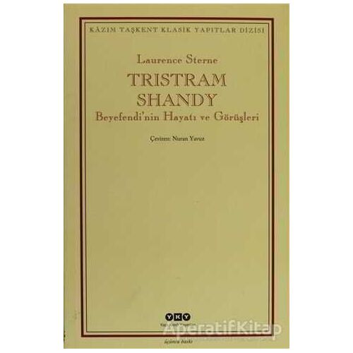 Tristram Shandy - Laurence Sterne - Yapı Kredi Yayınları