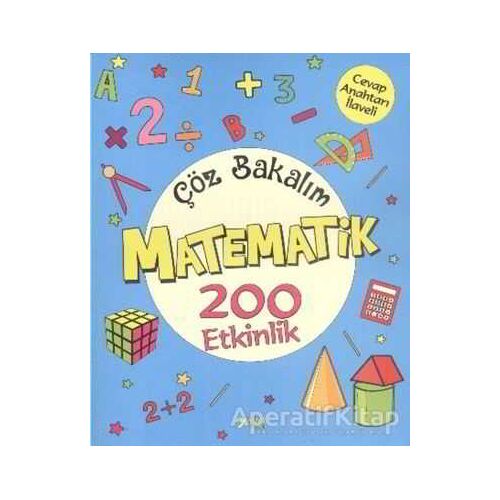 Çöz Bakalım Matematik 200 Etkinlik - Nurten Ertaş - Yuva Yayınları