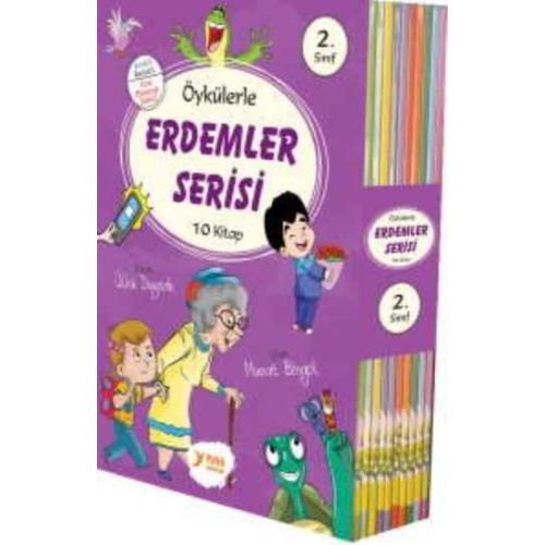 2. Sınıflar İçin Öykülerle Erdemler Serisi (10 Kitap Takım) - Kolektif - Yuva Yayınları