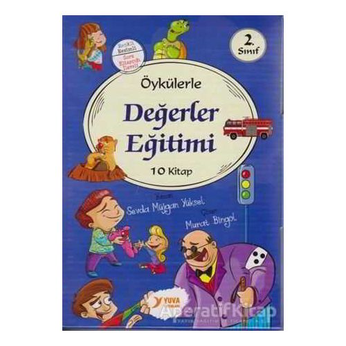 2. Sınıflar İçin Öykülerle Değerler Eğitimi Seti (10 Kitap Takım) - Kolektif - Yuva Yayınları