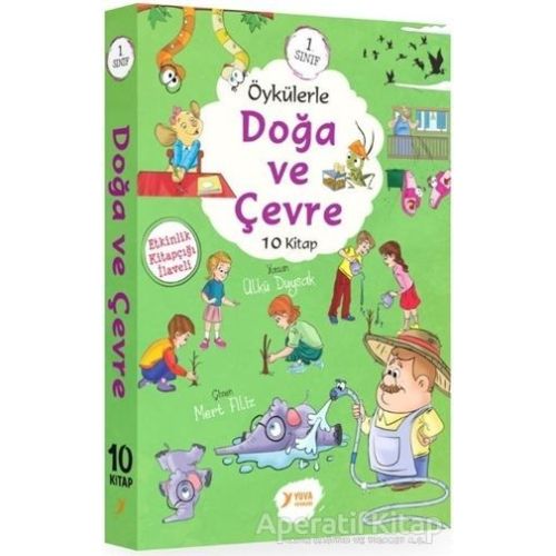 1. Sınıf Öykülerle Doğa ve Çevre Seti (10 Kitap Takım) - Kolektif - Yuva Yayınları