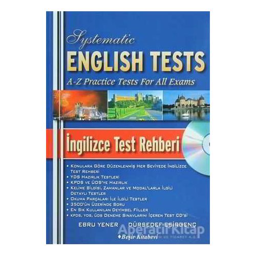 Systematic English Tests İngilizce Test Rehberi CDli - Ebru Yener - Beşir Kitabevi