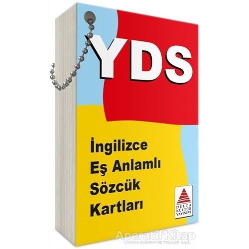 YDS İngilizce Eş Anlamlı Sözcük Kartları - Serap Gürbulak - Delta Kültür Yayınevi