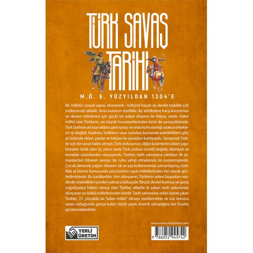 Türk Savaş Tarihi 1 (M.Ö.6.Yüzyıl-1304) Maviçatı Yayınları