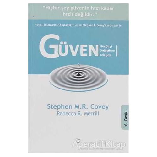 Güven Her Şeyi Değiştiren Tek Şey - Stephen R. Covey - Varlık Yayınları