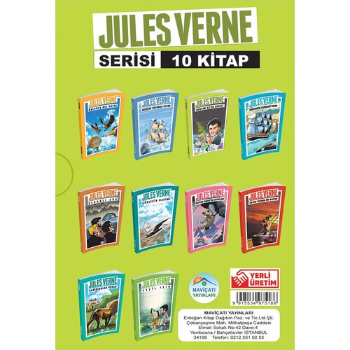 Jules Verne Serisi 10 Kitap Seti Maviçatı Yayınları