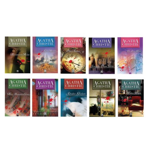 Agatha Christie Serisi 10 Kitap Set Altın Kitaplar