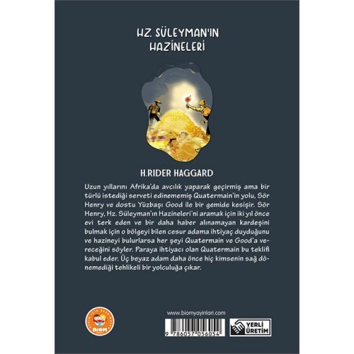 Hz. Süleyman’ın Hazineleri - H.Rider Haggard - Biom (Çocuk Klasikleri)