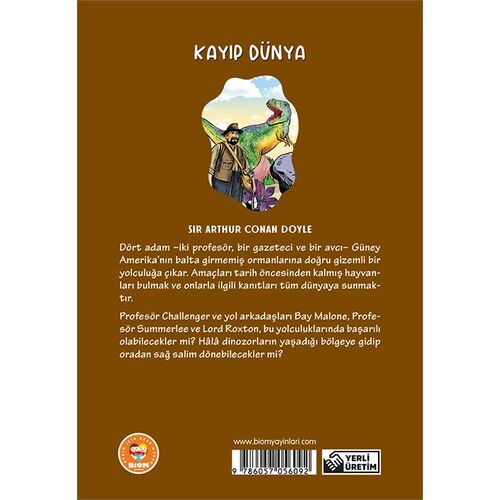 Kayıp Dünya - Sir Arthur Conan Doyle - Biom (Çocuk Klasikleri)