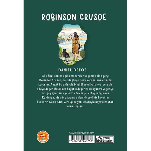 Robinson Crusoe - Daniel Defoe - Biom (Çocuk Klasikleri)