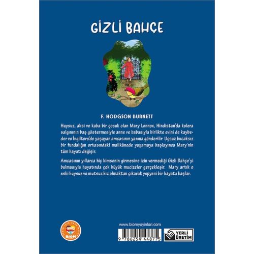 Gizli Bahçe - F.Hodgson Burnett - Biom (Çocuk Klasikleri)