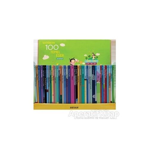 İlköğretim 100 Temel Eser (40 Kitap Takım) - Kolektif - Beyan Yayınları