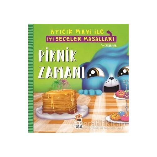 Piknik Zamanı - Ayıcık Mavi İle İyi Geceler Masalları - Melek Dinçer - Sincap Kitap