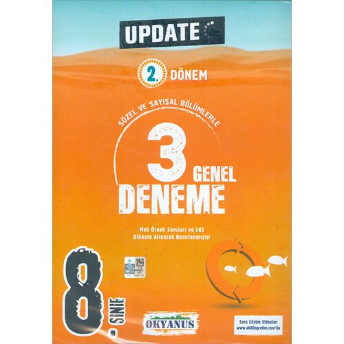 8. Sınıf Update 2. Dönem 3 Genel Deneme Okyanus Yayınları