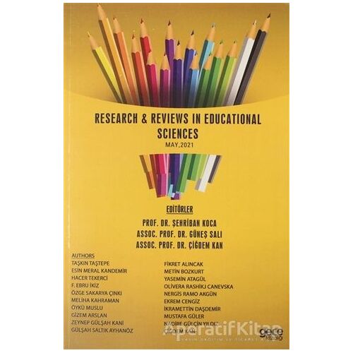 Research and Reviews Educational Sciences - Mustafa Güler - Gece Kitaplığı