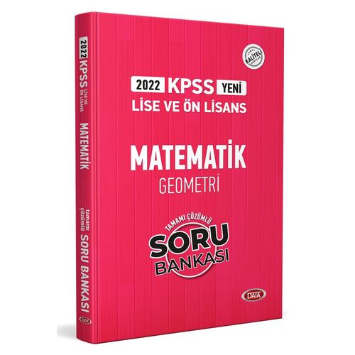 2022 KPSS Lise & Ön Lisans Matematik Tamamı Çözümlü Soru Bankası Data Yayınları