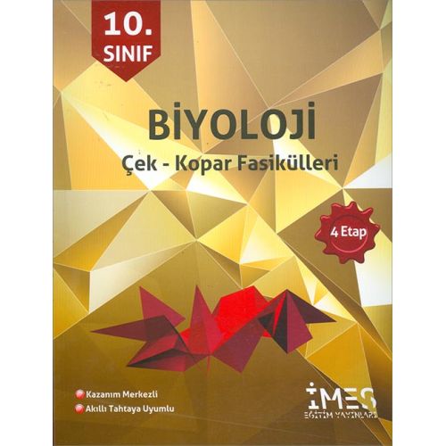 10.Sınıf Biyoloji Çek Kopar Fasikülleri İMES Eğitim Yayınları