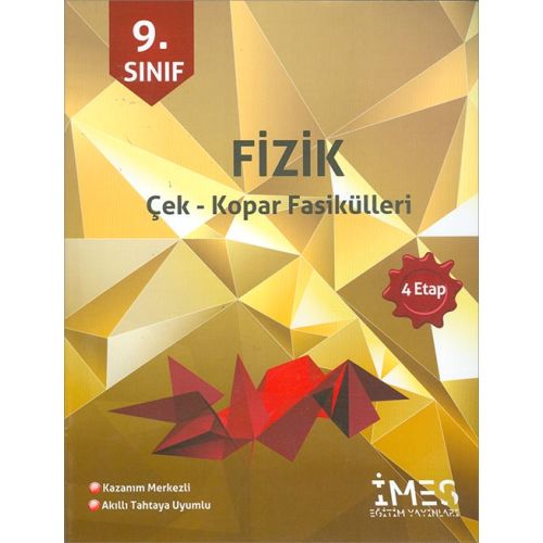 9.Sınıf Fizik Çek Kopar Fasikülleri İMES Eğitim Yayınları