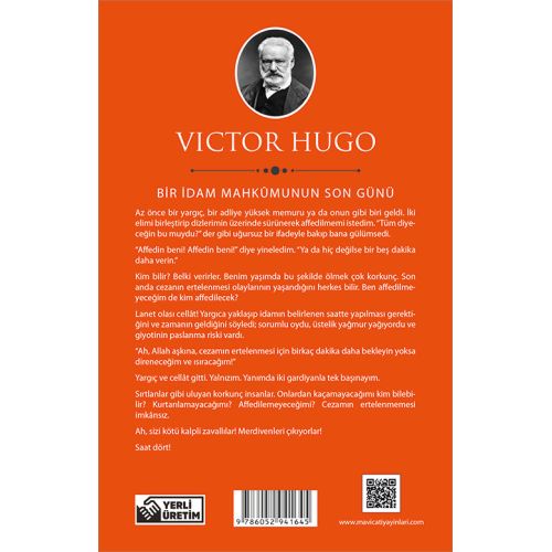 Bir İdam Mahkumunun Son Günü - Victor Hugo - Maviçatı (Dünya Klasikleri)