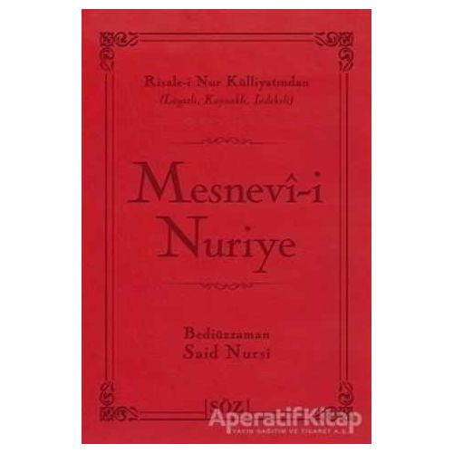 Mesnevi-i Nuriye (Çanta Boy) - Bediüzzaman Said-i Nursi - Söz Basım Yayın