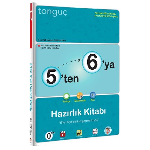 5’ten 6’ya Hazırlık Kitabı Tonguç Akademi